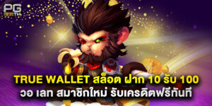 true wallet สล็อต ฝาก 10 รับ 100 วอ เลท สมาชิกใหม่ รับเครดิตฟรีทันที
